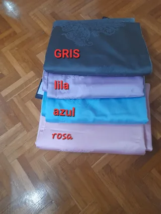 Pañolón polar rosa 210x70