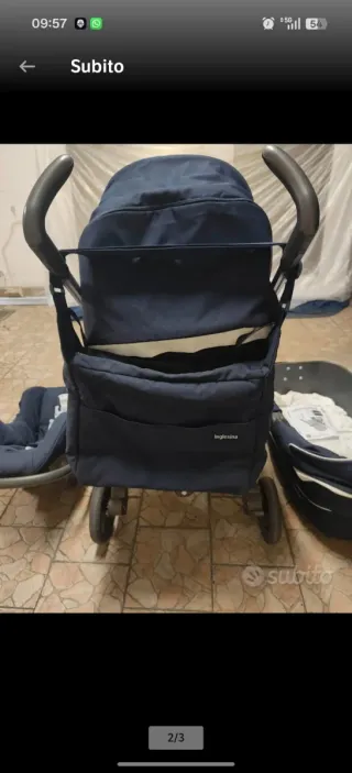 Inglesina Trio completo blu