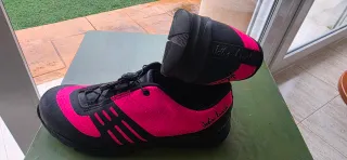 Zapatillas Ciclo Indoor/MTB/Spinning Fucsia  Negro
