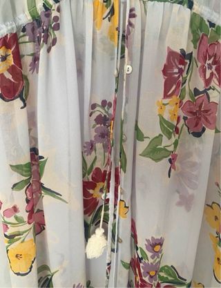 Vestido largo floral talla única