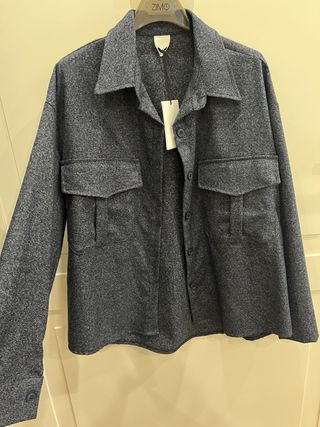 Giacca camicia Zimo grigia tg M