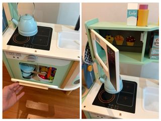 Cocinita de madera para niños