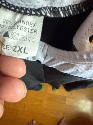 Culotte Ciclismo Negro y Verde