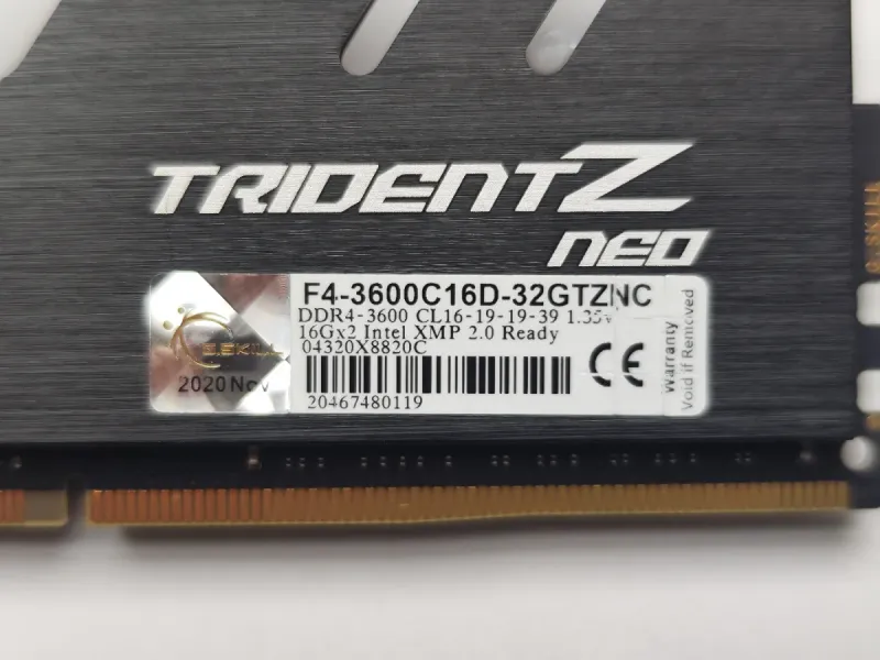 RAM G.Skill Trident Z Neo DDR4 32GB afbeelding 4