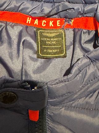 Abrigo Aston Martin niño azul