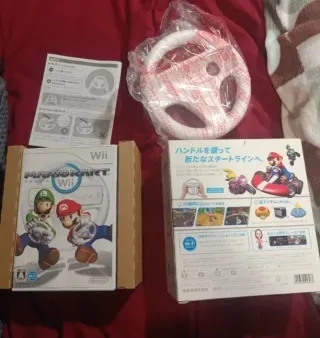 Mario Kart Wii con Volante Edición Limitada jap