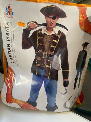 Disfraz Capitán Pirata Talla S