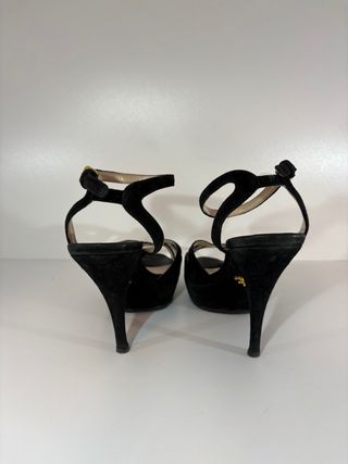 Tacchi Prada Camoscio Nero