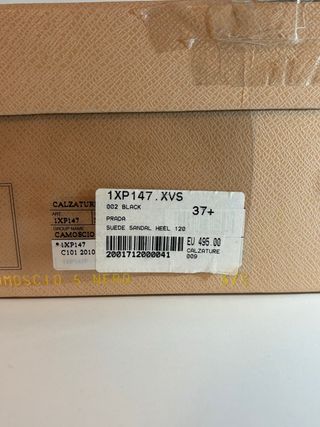 Tacchi Prada Camoscio Nero