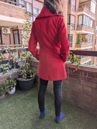 Abrigo rojo Bartolomeu I Uribe Talla S