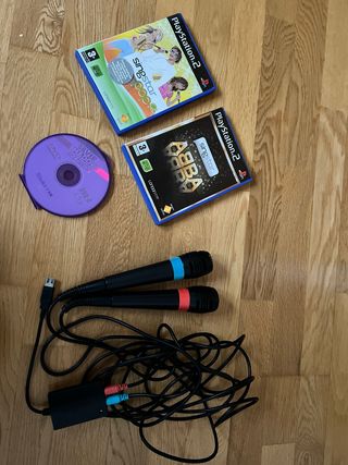 Singstar PS2 + Microfonos + DVD