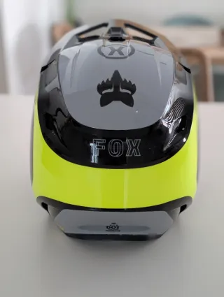Casco Motocross Fox Talla S Negro/Amarillo