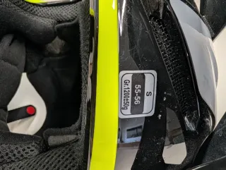 Casco Motocross Fox Talla S Negro/Amarillo