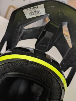 Casco Motocross Fox Talla S Negro/Amarillo