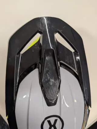 Casco Motocross Fox Talla S Negro/Amarillo