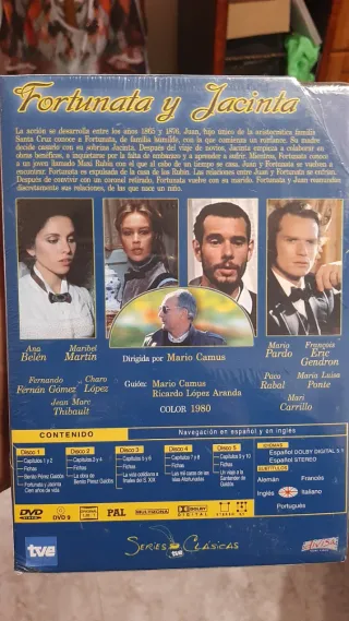 Serie Fortunata y Jacinta DVD Benito Pérez Galdós