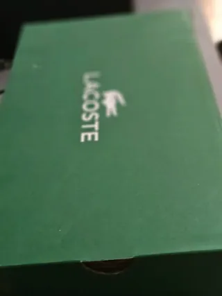 Zapatillas Lacoste Negras y Blancas