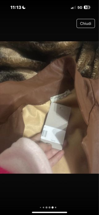 Giacca corta marrone