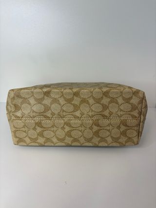 Borsa Coach New York Beige/Marrone