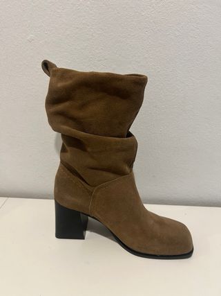 Botines de piel ante promocion