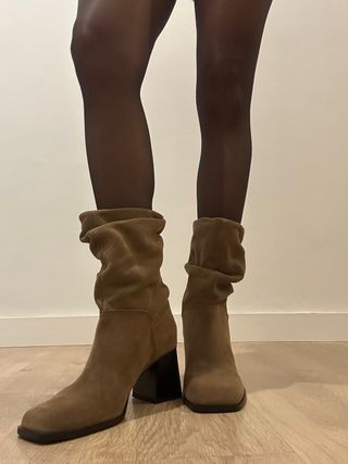 Botines de piel ante promocion