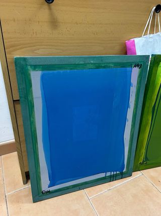 4 Pantallas Serigrafía + Material