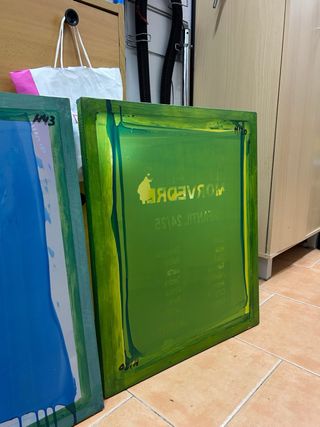 4 Pantallas Serigrafía + Material