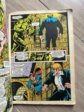 cómic de Superman publicado sobre 1979