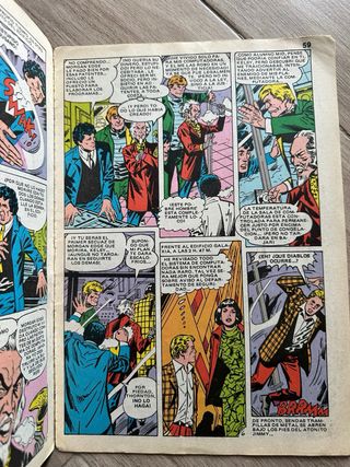 cómic de Superman publicado sobre 1979