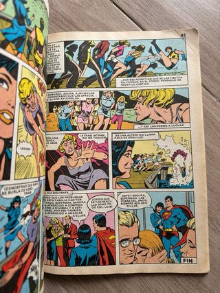 cómic de Superman publicado sobre 1979