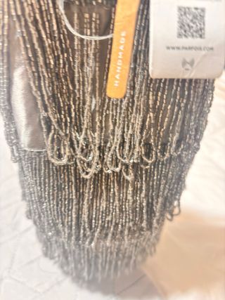 Bolso fiesta plateado nuevo con etiqueta Parfois