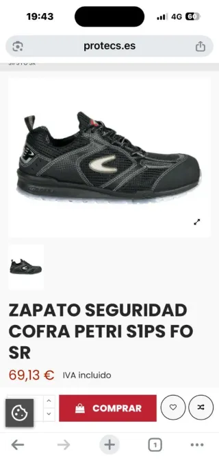 Zapatos de seguridad negros