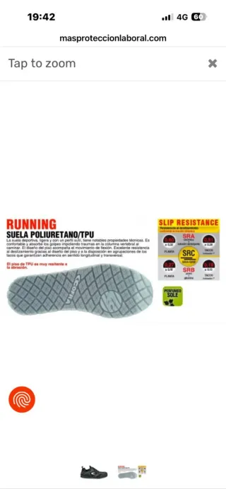 Zapatos de seguridad negros