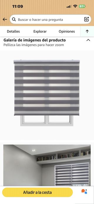 Persianas para comedor, 3 unid.  Medidas 130x250