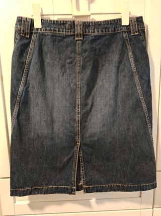 Falda vaquera azul midi,New Caro,Talla 42 (ES)