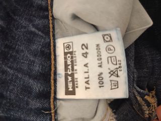 Falda vaquera azul midi,New Caro,Talla 42 (ES)