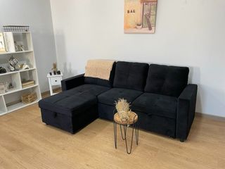 Sofá cama negro barato - hacemos envíos!