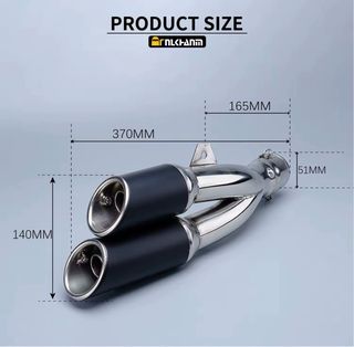 Tubo de escape Universal para motocicleta