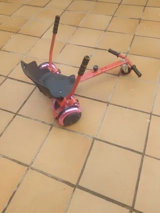 Patinete eléctrico con asiento