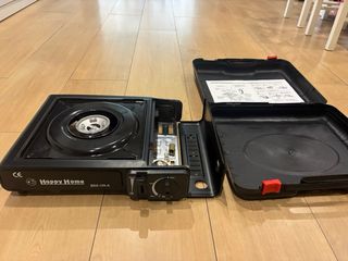 Cucina portatile a gas nera