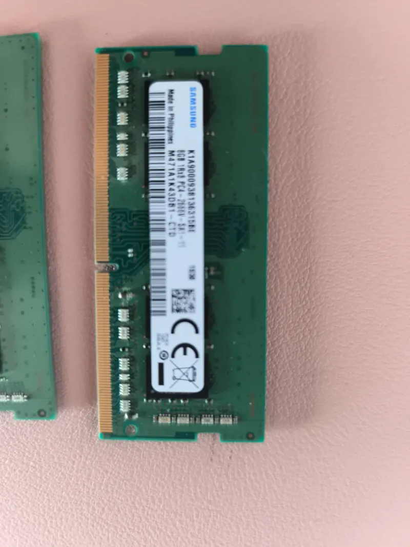 2x 8GB DDR4 2666 SODIMM Samsung afbeelding 2