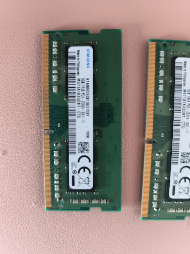 2x 8GB DDR4 2666 SODIMM Samsung afbeelding 3