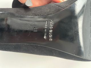 Zapatos de tacón Fabiani negros( ante )