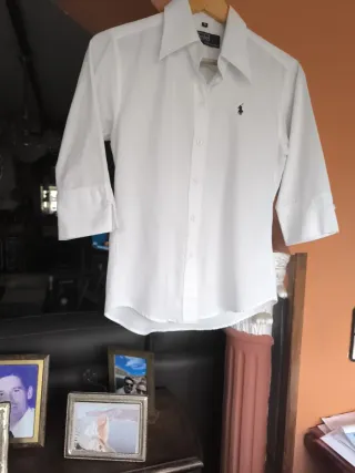 Camisa Polo Ralph Lauren Blanca Talla M