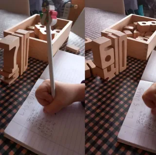 SumBlox Mini Números Madera Montessori