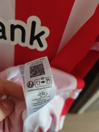 Camiseta Athletic Club 2023-24 Castore Roja/Blanca