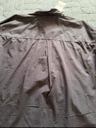 Camisa gris Zara