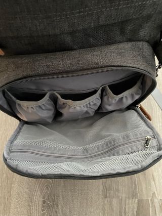 Mochila Pañalera BubbleDoo Gris