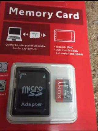 Tarjeta Micro SD Sony 256GB