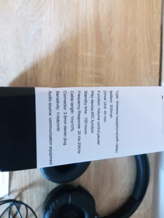 Cascos Bluetooth Negros